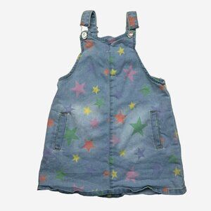 Denim Stars Overall Dress Size 5t